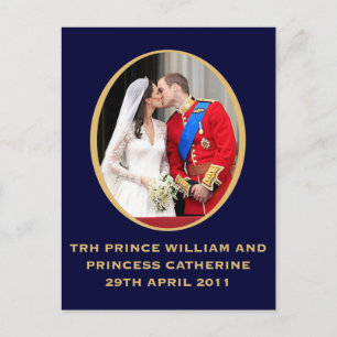 Carte Postale Mariage royal