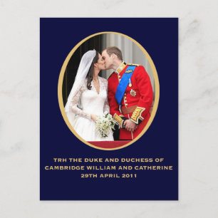 Carte Postale Mariage royal