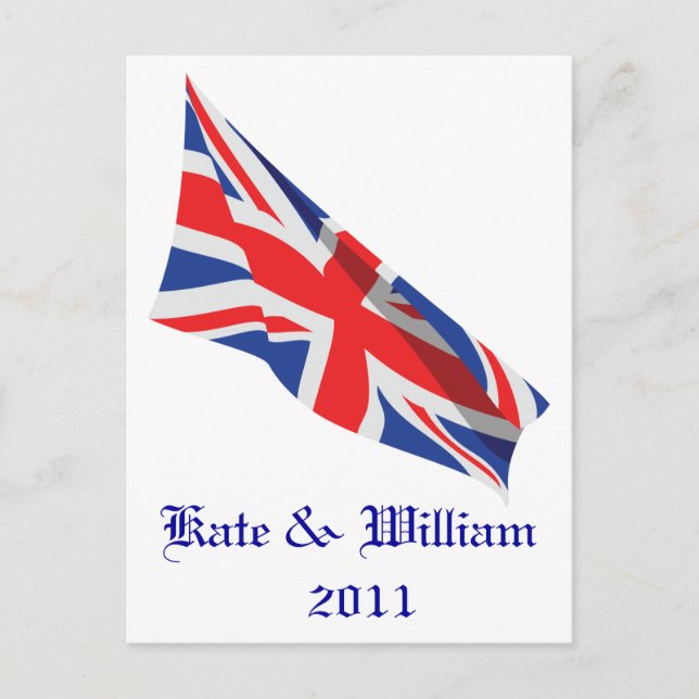 Carte Postale Mariage royal /Kate et William (Devant)