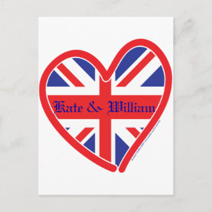 Carte Postale Mariage royal/Kate & William