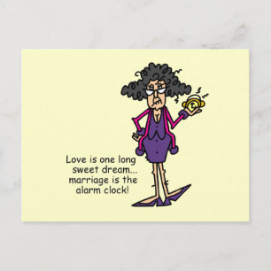 Carte Postale Mariage Rude Éveil