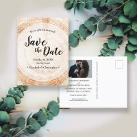Mariage rustique Enregistrer la photo de la date W