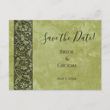 Mariage Vintage, Enregistrer la Date Florale Victo