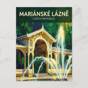 Carte Postale Mariánské Lázně République tchèque