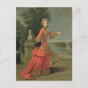 Carte Postale Marie-Adélaïde de Savoie en tenue de chasse