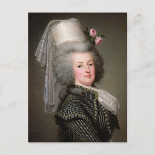 Carte Postale Marie-Antoinette de Habsbourg-Lorraine (Devant)