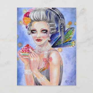 Carte Postale Marie Antoinette - Reine des Cupcakes