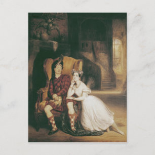 Carte Postale Marie et Paul Taglioni le ballet "La Sylphide"