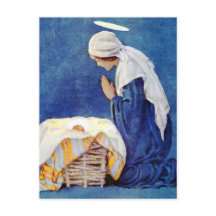 Marie Priant Et Bébé Jésus