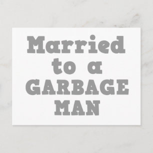 CARTE POSTALE MARIÉE À UN ÉBOUEUR
