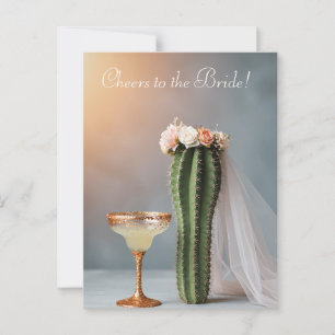 Carte Postale Mariée Cactus Drôle 