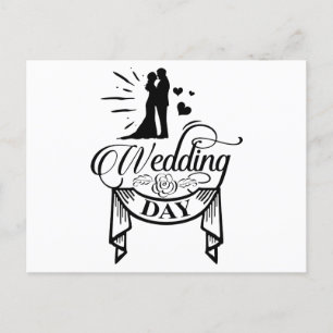 Carte Postale Mariée et salle de mariage
