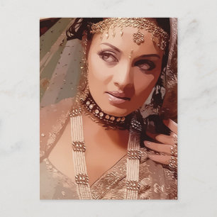Carte Postale Mariée indienne