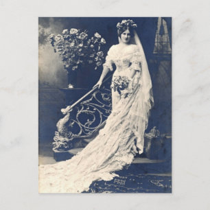 Carte Postale Mariée victorienne