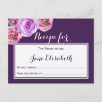 Mariée violette violet prune fleurie pour être la