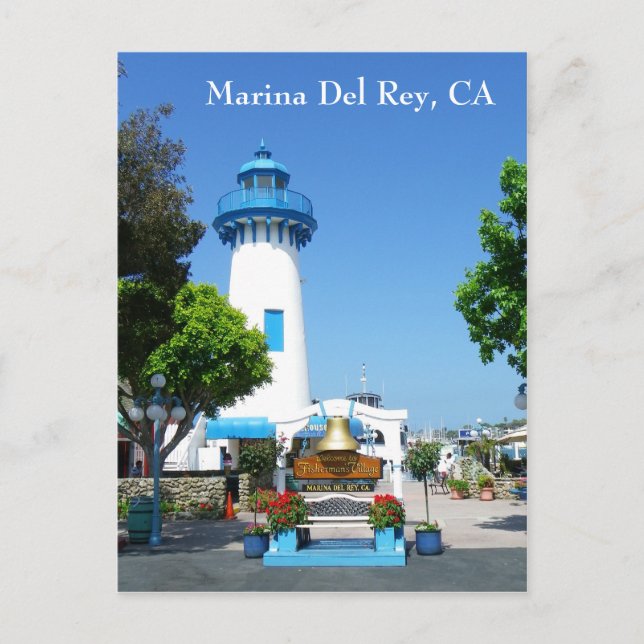 Carte postale Marina Del Rey ! (Devant)