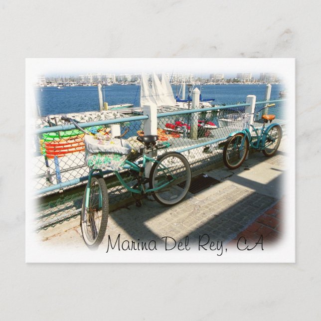 Carte postale Marina Del Rey ! (Devant)