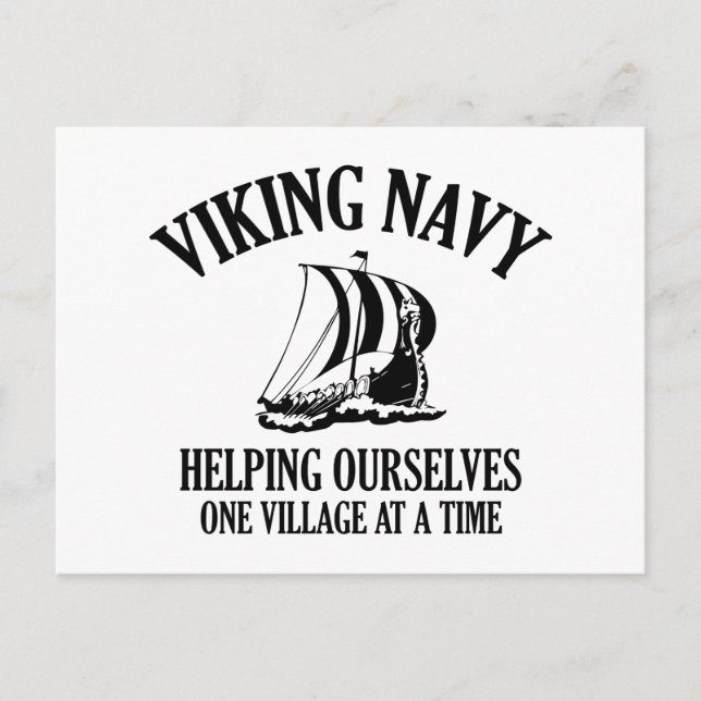 Carte Postale Marine viking (Devant)