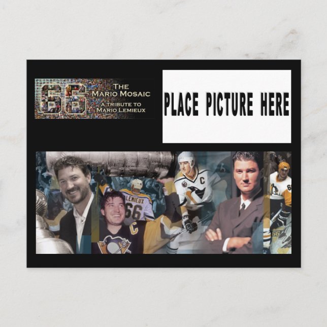 Carte postale Mario Mosaic avec photo individuelle (Devant)