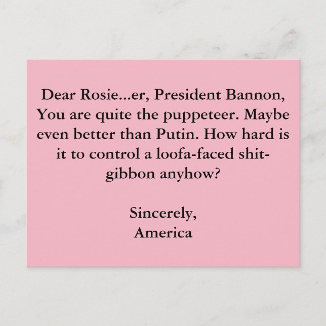 Carte Postale Marionnette (Devant)