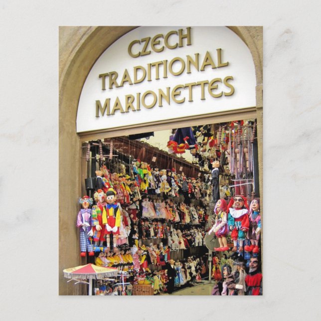 Carte Postale Marionnettes tchèques (Devant)
