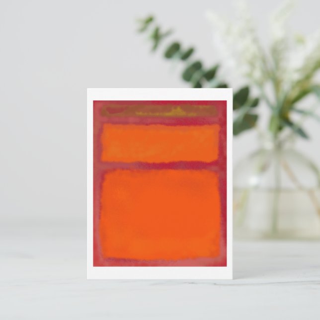 Carte Postale Mark Rothko art dans le style numérique 11 (Debout devant)
