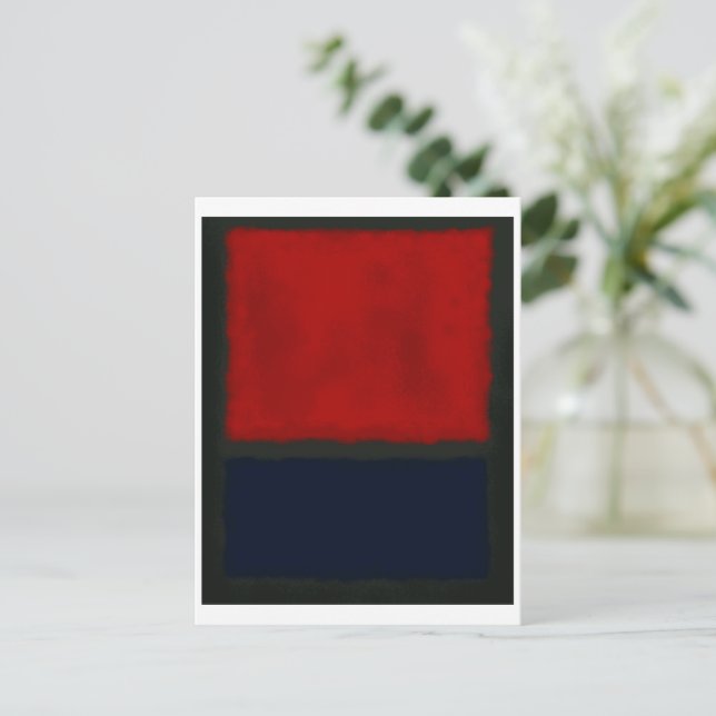 Carte Postale Mark Rothko art dans le style numérique 15 (Debout devant)