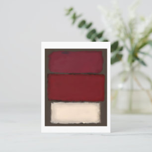Carte Postale Mark Rothko art dans le style numérique 6