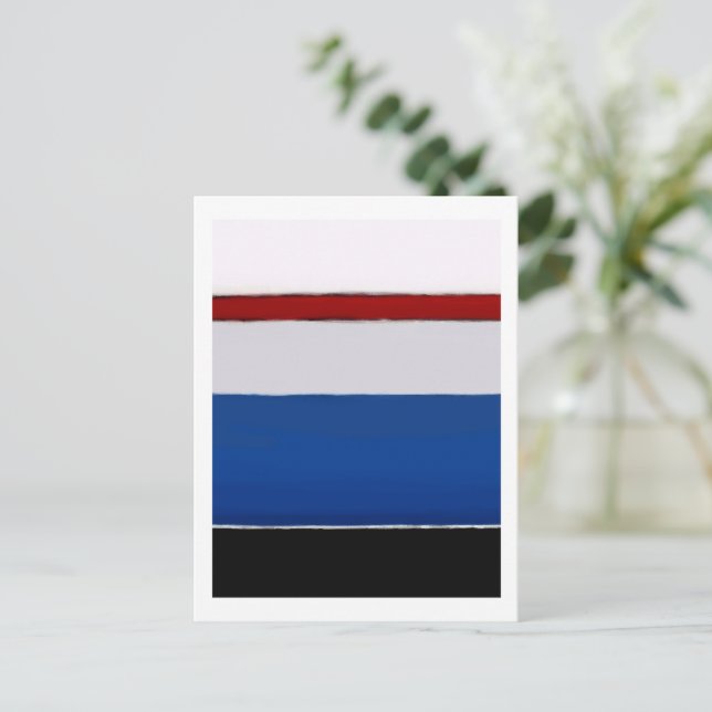 Carte Postale Mark Rothko art in digital style 7 (Debout devant)