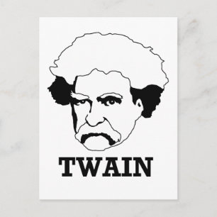 Carte Postale Mark Twain