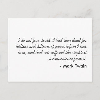 Carte Postale Mark Twain