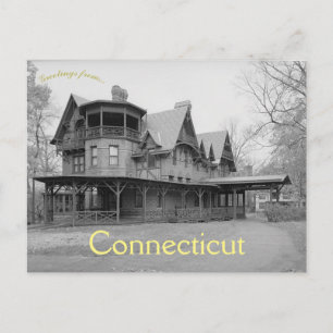 Carte Postale Mark Twain House Hartford Connecticut États-Unis