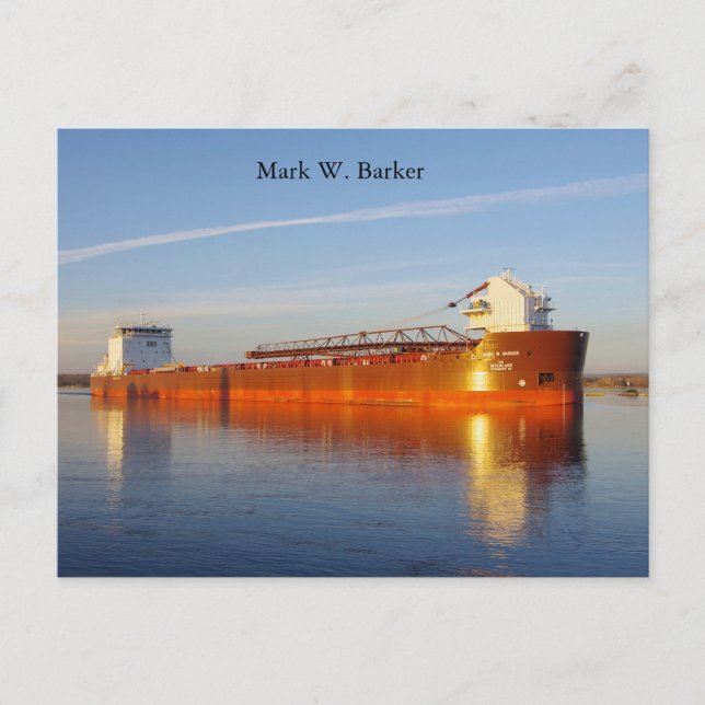 Carte postale Mark W. Barker (Devant)
