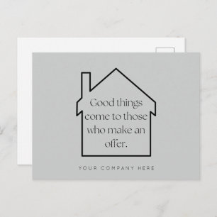 Carte Postale Marketing agricole immobilier