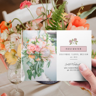 Carte Postale Marketing des petites entreprises de Rosewater