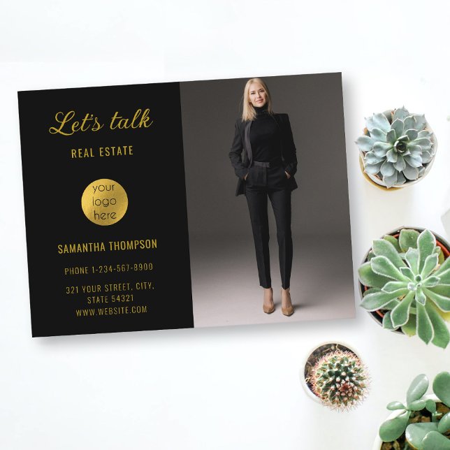 Carte postale Marketing Immobilier (Professional Photo Real Estate Marketing Postcard)