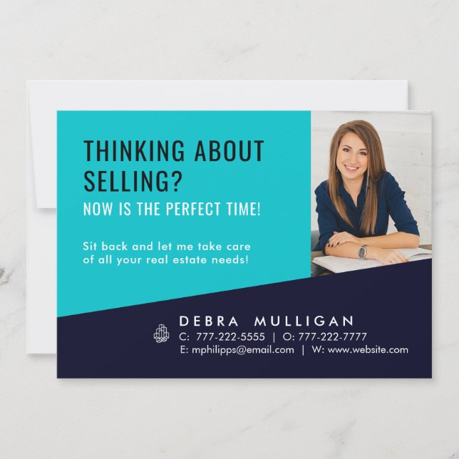 Carte postale Marketing immobilier moderne (Devant)