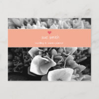 Carte postale marketing mariage ou organisateur d'