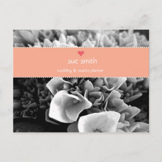 Carte postale marketing mariage ou organisateur d'