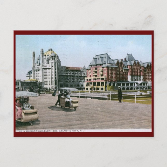 Carte Postale Marlborough Blenheim, Atlantic City, New Jersey (Devant)