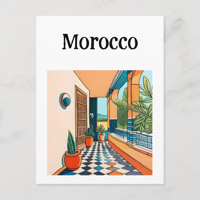 Carte Postale Maroc Marrakech (Devant)