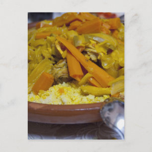 Carte Postale Maroc, Tétouan. Repas traditionnel marocain de