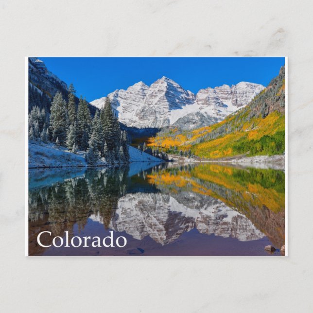 Carte Postale Maroon Bells (Devant)