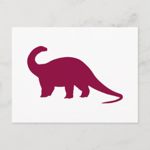 Carte Postale Maroon Dinosaur
