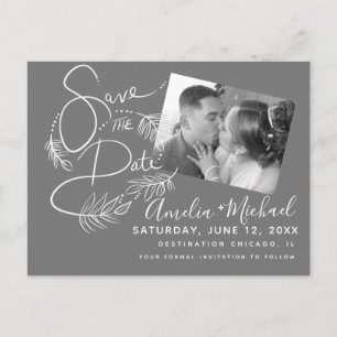 Carte Postale Marquage botanique script photo