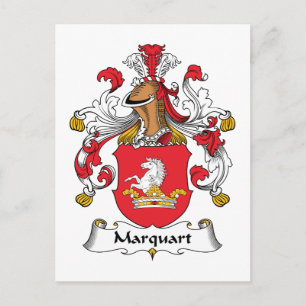 Carte Postale Marquart Family Crest
