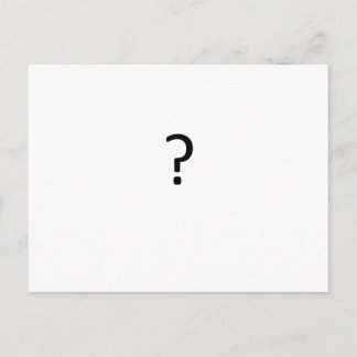 Carte Postale Marque de question