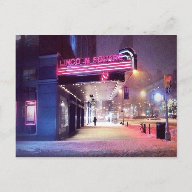 Carte Postale Marque d'hiver (Devant)