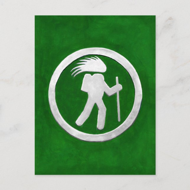 Carte Postale Marqueur du sentier Porcupine (Devant)