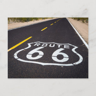 Carte Postale Marqueur routier Route 66, Arizona
